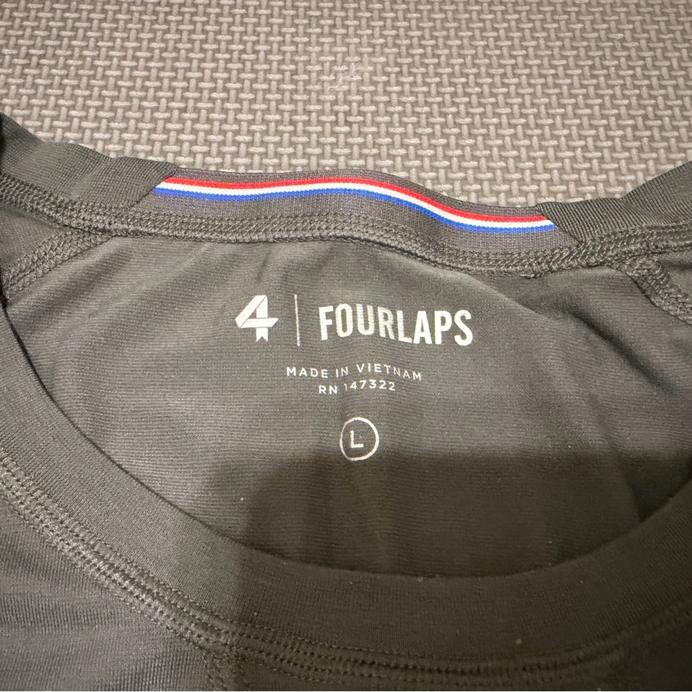 GUC Men's Fourlaps 4 Laps Grey Level Tech Tee Large - Picture 4 of 7